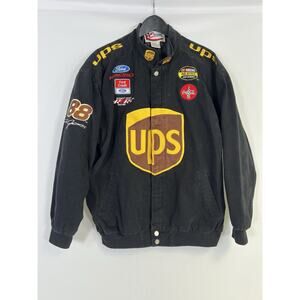VTG Chase Authentics UPS #88 Dale Jarrett NASCAR Racing Jacket Men’s XL